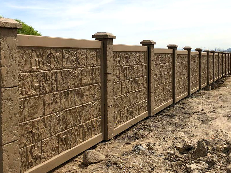 Rhino Rock fence contractor in the Idaho Falls area.